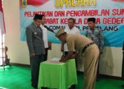 Tok, Munaseh Dilantik Sebagai Penjabat Kades Gedeg di Kabupaten Pemalang