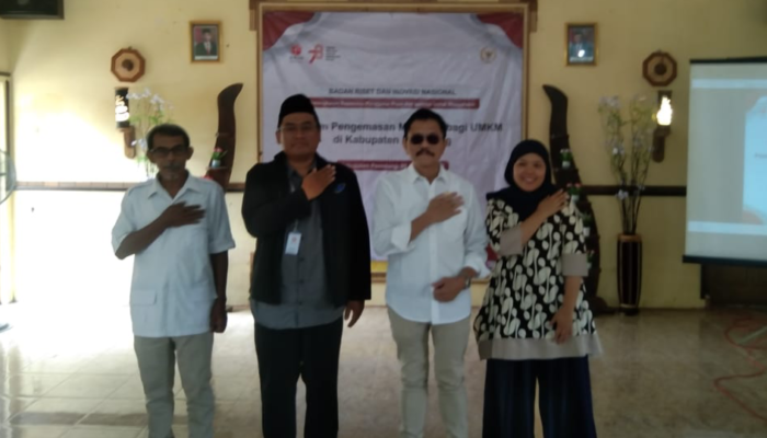 Gandeng BRIN, Ramson Siagian Selenggarakan Seminar Pelatihan Pengemasan Makanan bagi UMKM di Kabupaten Pemalang.