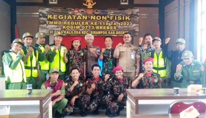 BPBD Brebes Sosialisasi Tanggap Bencana di Lokasi TMMD Reguler