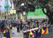 100 Pasukan Marching Band Laskar Pelangi SDM Bumiayu Meriahkan Tabligh Akbara dan Pengukuhan PCM-PCA Bumiayu 