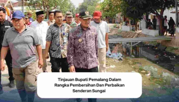 Bupati Pemalang Ajak Warganya Gotong Royong Bersihkan Saluran Irigasi