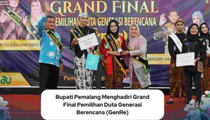 Resmi, Daffa Ulul dan Putri Fharen, Duta Genre Kabupaten Pemalang 2023