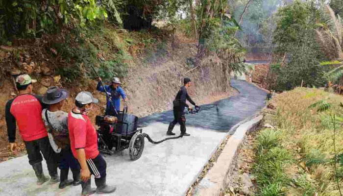 Jalan Baru Kaliloka-Linggapura Tuntas