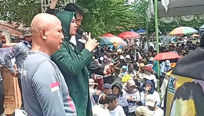 Ribuan Relawan Amin Ikuti Jalan Sehat di Bantarkawung Songsong Perubahan