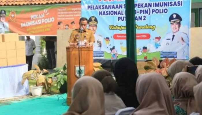 Kabupaten Pemalang Sukses Melebihi Target Imunisasi Polio Tahap I