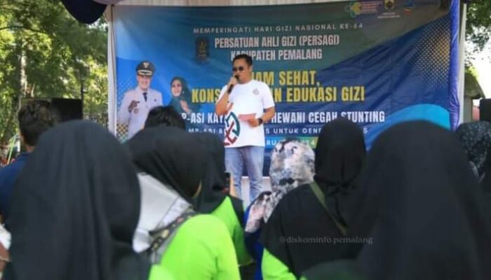 Bupati Pemalang Kampanyekan Gizi Seimbang untuk Cegah Stunting saat Peringati Hari Gizi Nasional