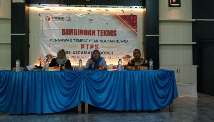Untuk Sukseskan Pemilu 2024, Ratusan PTPS Di Kecamatan Bodeh di Bintek