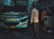 Kebakaran di Pekalongan, Tiga Bus Margo Mulyo Terbakar Kerugian Capai Miliaran Rupiah