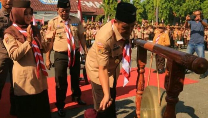 Buka Pesta Siaga, Bupati Pemalang Katakan Jiwa Pramuka Adalah  Luar Biasa