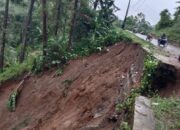 Intensitas Hujan Tinggi, Beberapa Ruas Jalan Poros Desa di Paguyangan Terputus