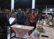 Bupati Pemalang Saksikan Pelantikan Ketua RT Dan RW di Kelurahan Petarukan