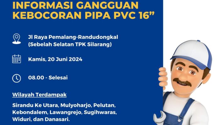 Tingkatan Pelayanan PDAM Tirta Mulia Perbaiki Pipa PVC 