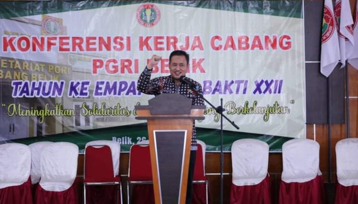 Bupati Hadiri Konferensi Kerja Cabang PGRI Kecamatan Se Kabupaten Pemalang