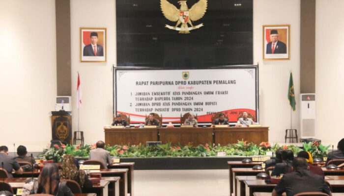 DPRD Pemalang Gelar Rapat Paripurna, Sinergi Eksekutif dan Legislatif untuk Raperda 2024