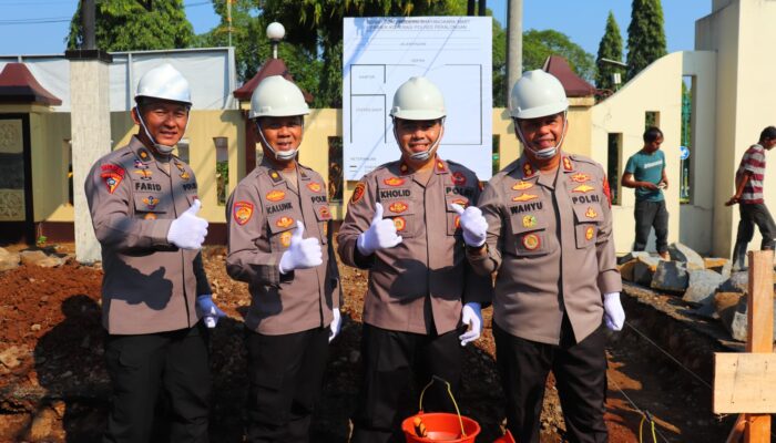 Kapolres Letakkan Batu Pertama Pembangunan Toko Primkoppol Resor Pekalongan