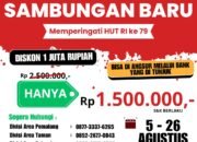 Sambut HUT RI ke -79, PDAM Tirta Mulia Berikan Diskon Pemasangan Sambungan Baru    