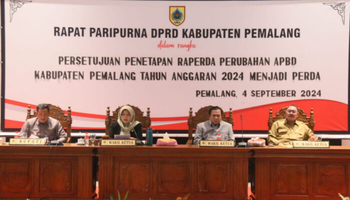 DPRD Pemalang Setujui Perubahan APBD 2024, Tingkatkan Kesejahteraan Masyarakat.