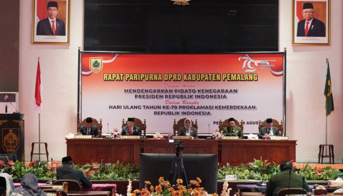 DPRD Pemalang Gelar Rapat Paripurna Dengarkan Pidato Kenegaraan Presiden RI