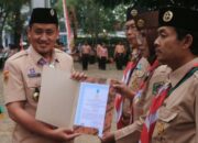 Pimpinan Upacara HUT Pramuka, Bupati Pemalang,”Berikan Pendidikan Holistik dan Berkontribusi Nyata,”