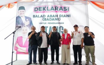 Deklarasi, Balad Abah Diani Siap Menangkan Atang-Annida di Pilwalkot 2024