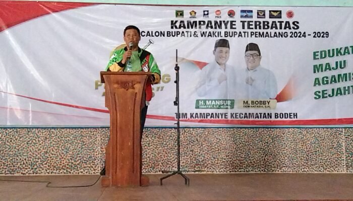 Kampanye Terbatas Paslon Cabup Mas Boy Di Kecamatan Bodeh, Tawarkan Program Lengkap untuk Masyarakat Pemalang