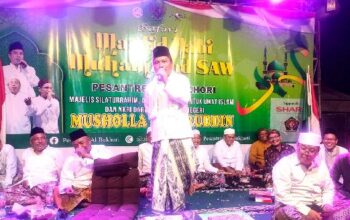 Dukungan PT SHARP Electronics Dalam Rangka Peringatan Maulid Nabi di Musholla Syiaruddin Brebes