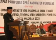 DPRD Pemalang Gelar Rapat Paripurna Jawaban Eksekutif Terhadap Pandangan Umum Fraksi