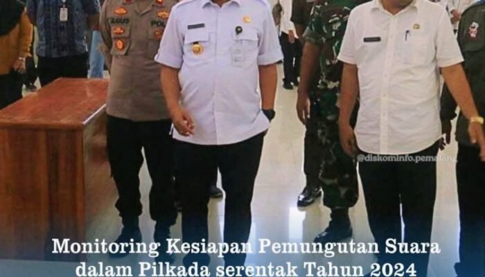 Bupati Pemalang Monitoring Kesiapan Pemungutan Suara Pilkada 2024
