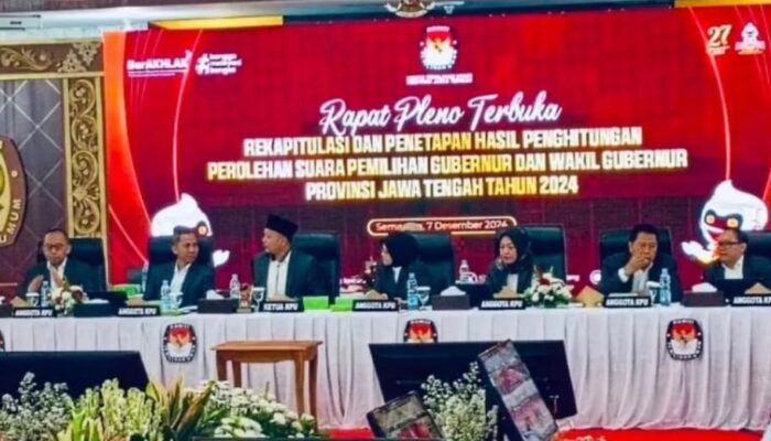 Hasil Resmi Pilgub Jateng 2024, Kemenangan Mutlak Ahmad Luthfi-Gus Yasin   