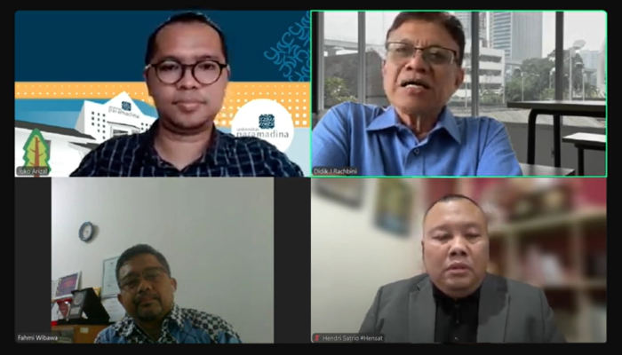 100 Hari Usai Prabowo Dilantik, Prof. Didik J. Rachbini Soroti Fungsi Pengawasan  DPR Dalam Awasi Jalannya Pemerintahan