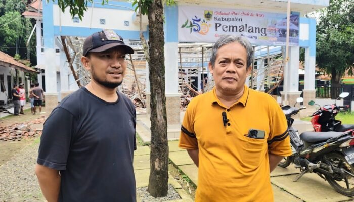 Atap Pendopo Baldes Kebandungan Ambruk, Diduga Korosi Penyebabnya.