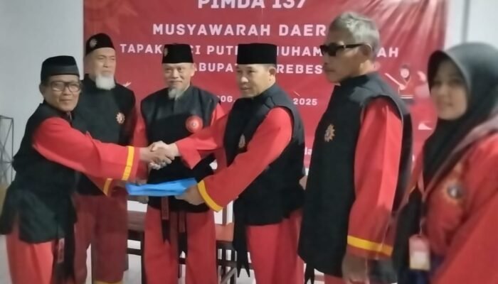 Musyawarah Daerah Tapak Suci Brebes Telah memilih Mujiburrohman Sebagai Nahkoda Baru