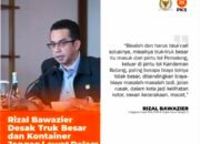 Rizal Bawazier Sepakati Pembatasan Truk Besar di Pekalongan dan Batang    