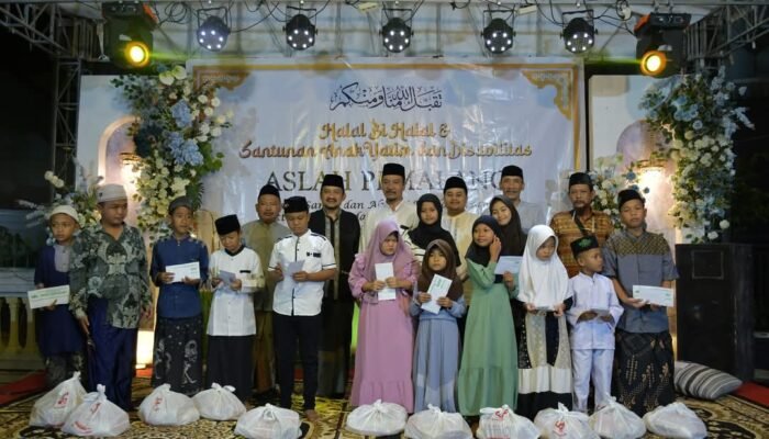 Hadiri Halal bi Halal, Bupati Pemalang Santunan Anak Yatim serta Disabilitas 