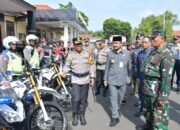 Bupati Pemalang Pimpin Apel Gelar Pasukan Operasi Ketupat Candi 2025 di Mapolres Pemalang