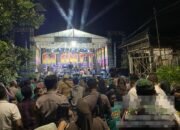 Polres Pekalongan dan jajarannya siaga di hiburan pasca lebaran.
