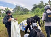 Polres Pekalongan Amankan 16 balon udara dan 85 Petasan, saat Syawalan.