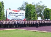 Usai Oprasi Ketupar Candi 2025 , Kapolres Pekalongan Apresiasi Anggotanya, dalam Apel Konsolidasi.