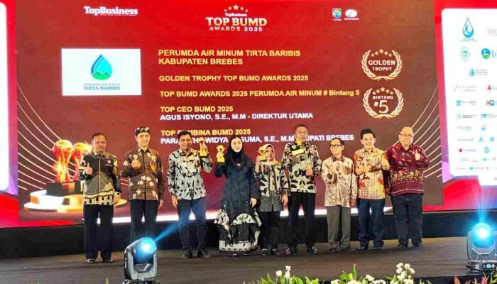 Tirta Baribis Brebes Raih BUMD Awards ke-8 Kalinya