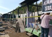 Belasan Kios di Pantai Wonokerto Ludes di Lalap si Jago Merah