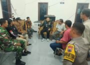 Polisi amankan kegiatan rembug desa Sijambe terkait tranparansi penggunaan dana desa.