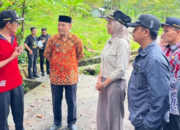 Jalan Yang Longsor Di Desa Cening Segera Dibangun Dengan Anggaran 1,5 Miliar