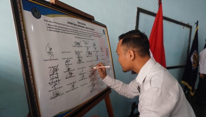 Perkuat Komitmen dan Konsistensi, Rutan Pemalang Deklarasikan Zero Halinar