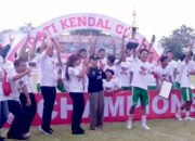 Kesebelasan Kecamatan Pegandon Kampiun Turnamen Sepakbola Bupati Kendal Cup U-23 Tahun 2025