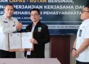 Komitmen Berikan Layanan Rehabilitasi Narkoba pada WBP, Rutan Pemalang Teken Kerja Sama dengan BNNK Batang