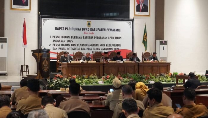 Paripurna DPRD Pemalang Sahkan Raperda APBD dan KUA PPAS 2026