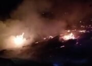 Sebuah Kandang Ayam di Sragi Terbakar Diduga Korsleting Listrik