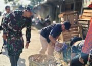 Bupati dan Dandim Pemalang Gelar Karya Bakti Bersihkan Pasar dan Tempat Ibadah Sambut HUT TNI