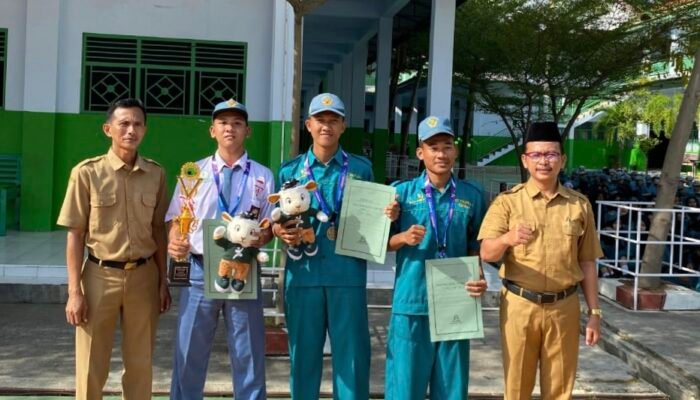 SMK Nusantara 1 Comal Beri Beasiswa Prestasi untuk Juara Porsema Jateng