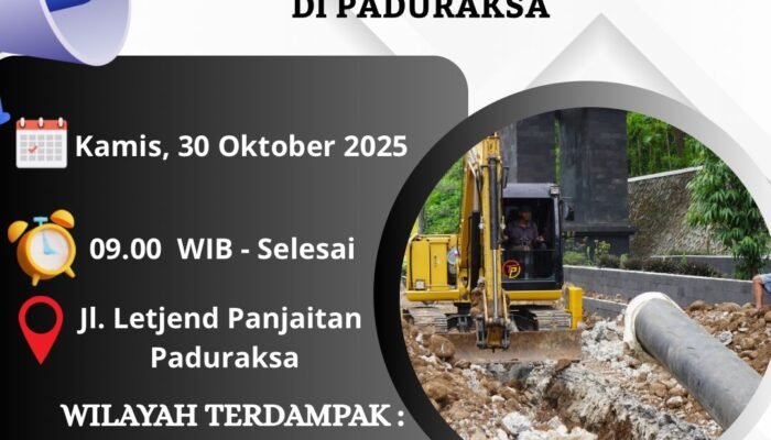 PDAM Tirta Mulia Akan Kerjakan Koneksi Pipa Baru, Pelanggan Diminta Bersiap Menampung Air